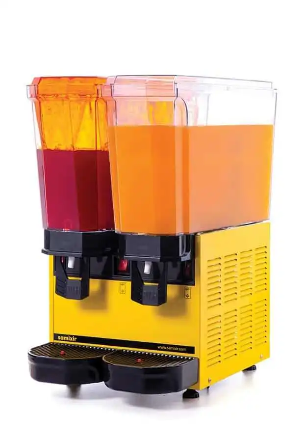 Produktbild: Samixir Klassisch Twin 20+20 Lt Mit Sprühkopf Mischgerät Kaltgetränke Spender