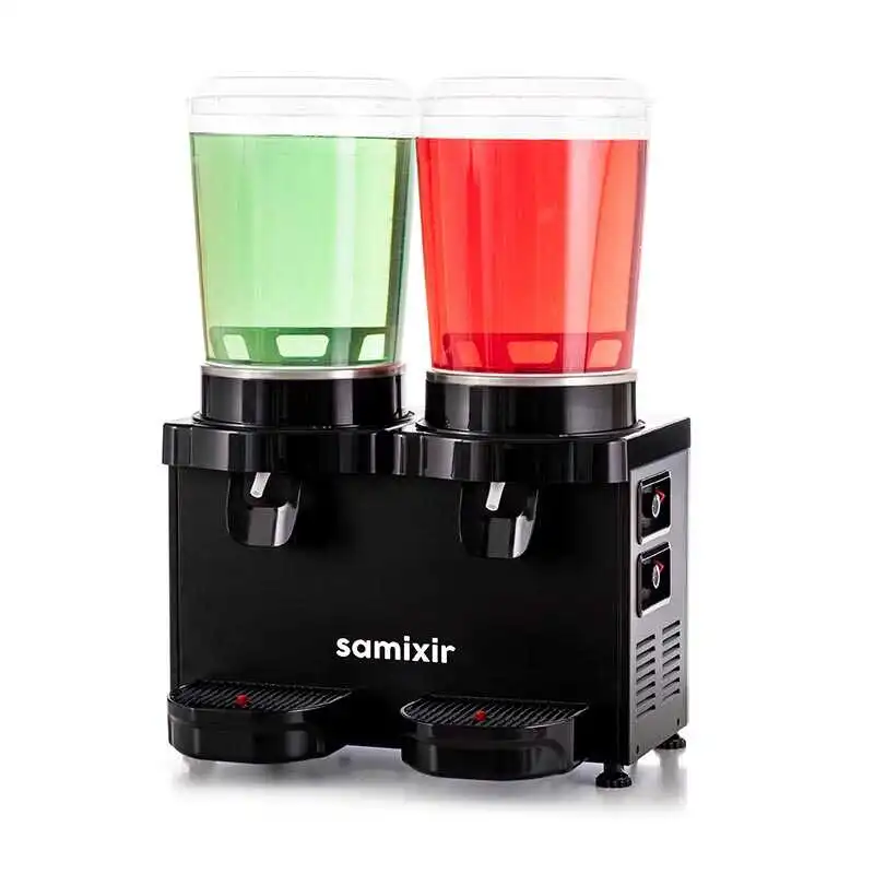 Produktbild: Samixir MM20 Panoramisch Twin Kaltgetränke-Spender 10 L+10 Lt Schwarz