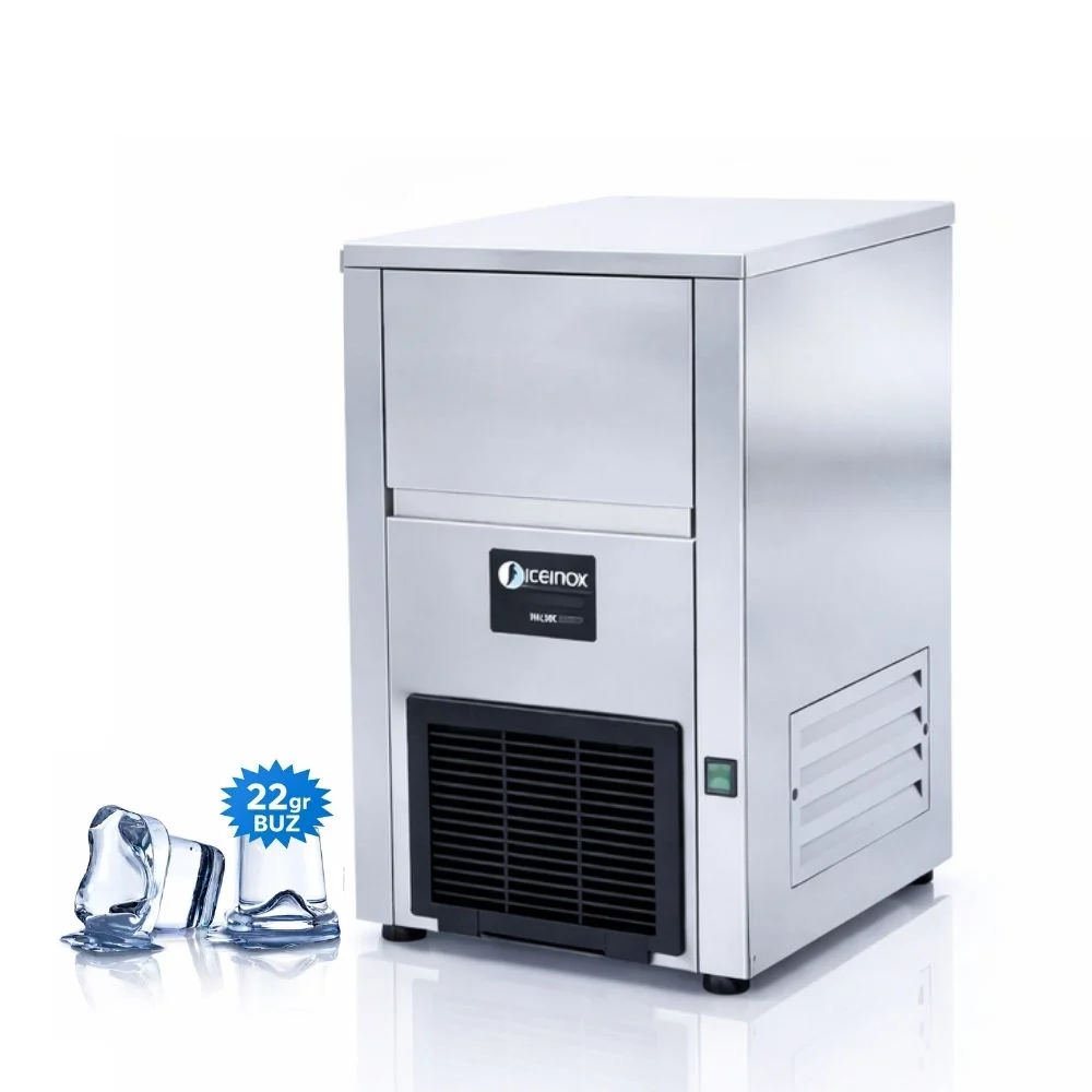 Produktbild: Iceinox ICE 50 Gourmet-Eiswürfelmaschine mit Vorratsbehälter – 45 kg/Tag Produktionskapazität